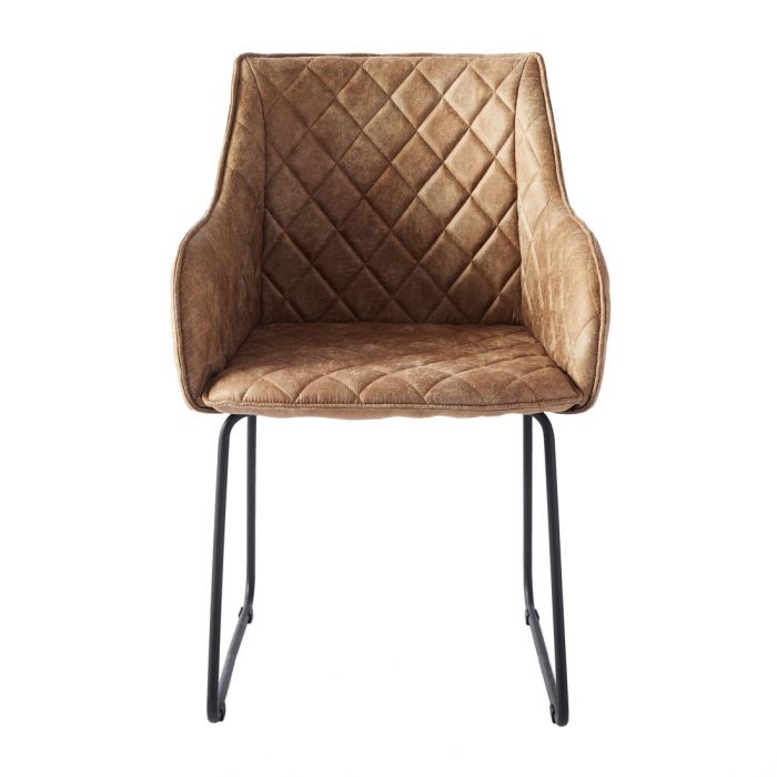 Riviéra Maison Frisco Drive Dining Armchair (camel)