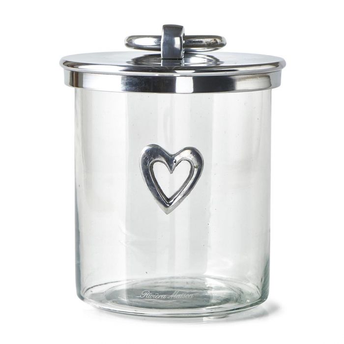 Riviéra Maison Heart Metal üvegedény