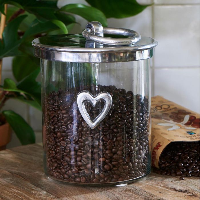 Riviéra Maison Heart Metal üvegedény