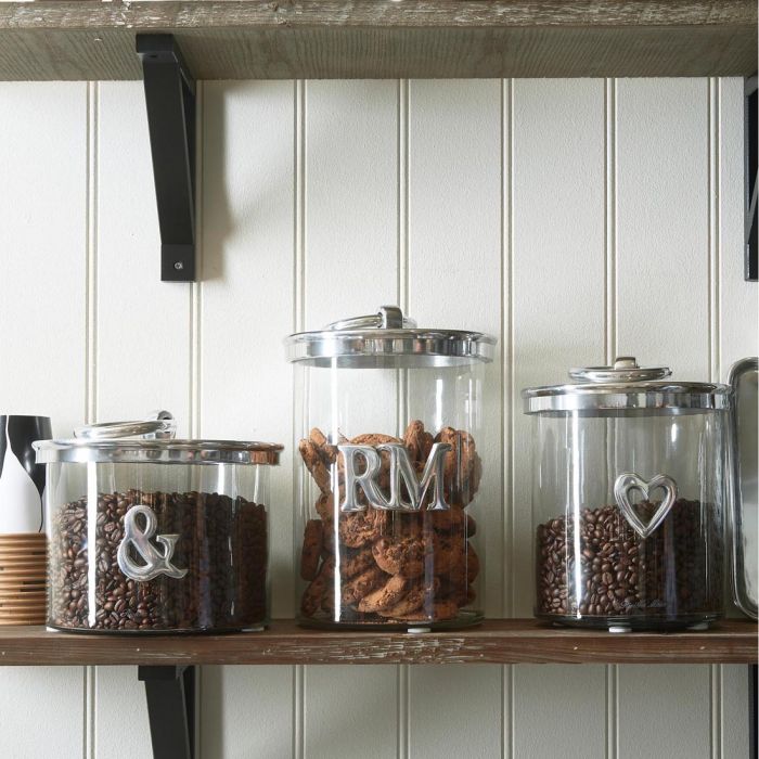 Riviéra Maison Heart Metal üvegedény