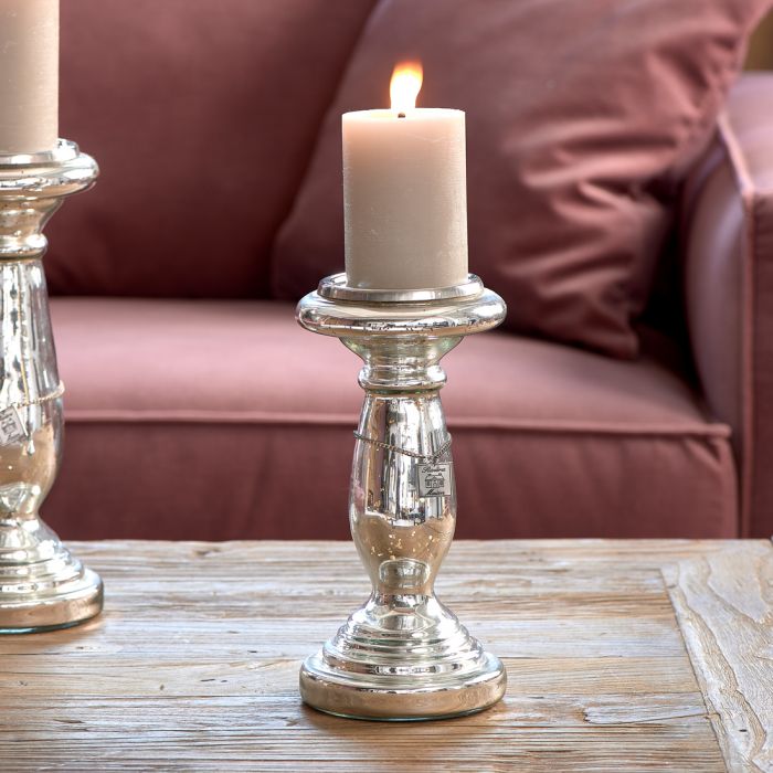 Riviera Maison Edgartown Candle Holder Silver M