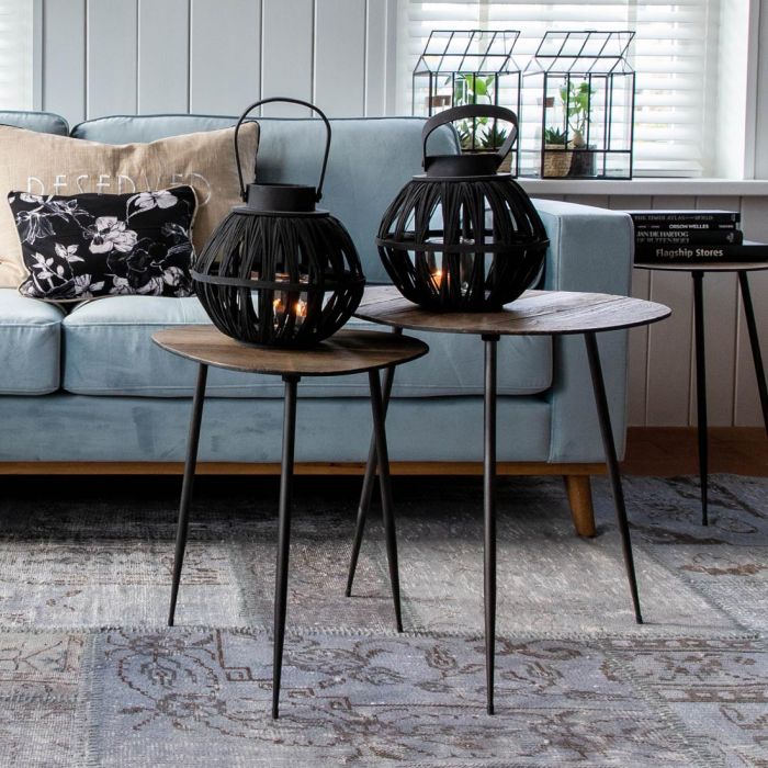 Riviera Maison Twiggy End Table set 2 asztal