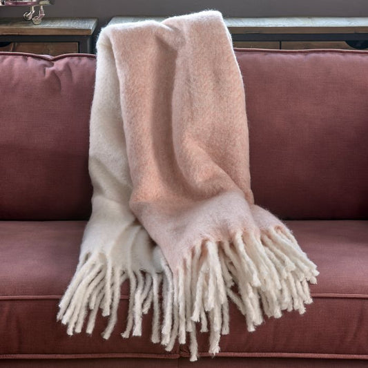 Riviera Maison Ballad Mauve Elegant Throw  180 x 130