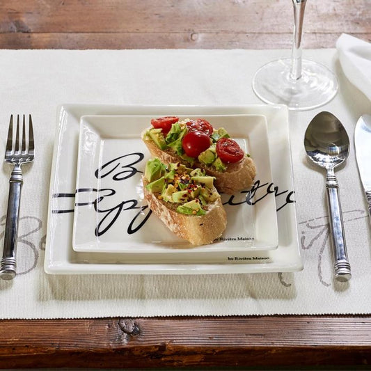 Riviera Maison Buon Apetito plate 26x26