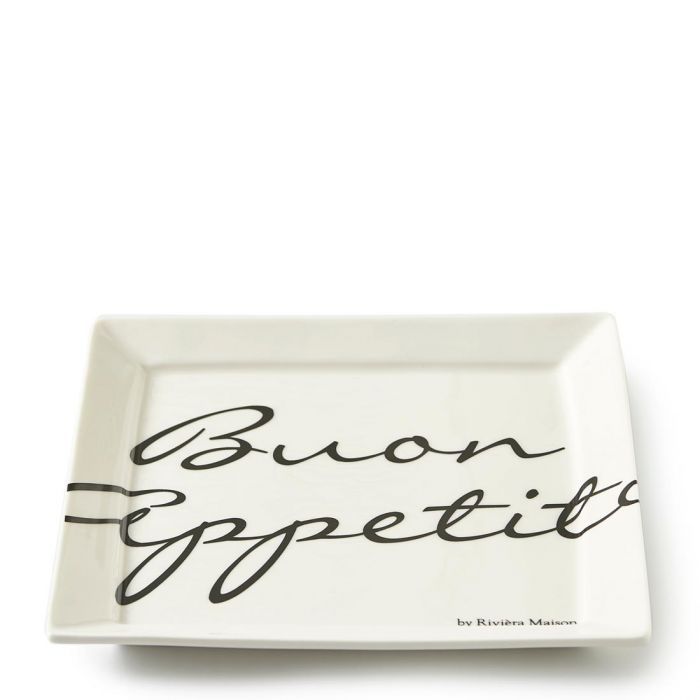 Riviera Maison Buon apetito plate 22x22