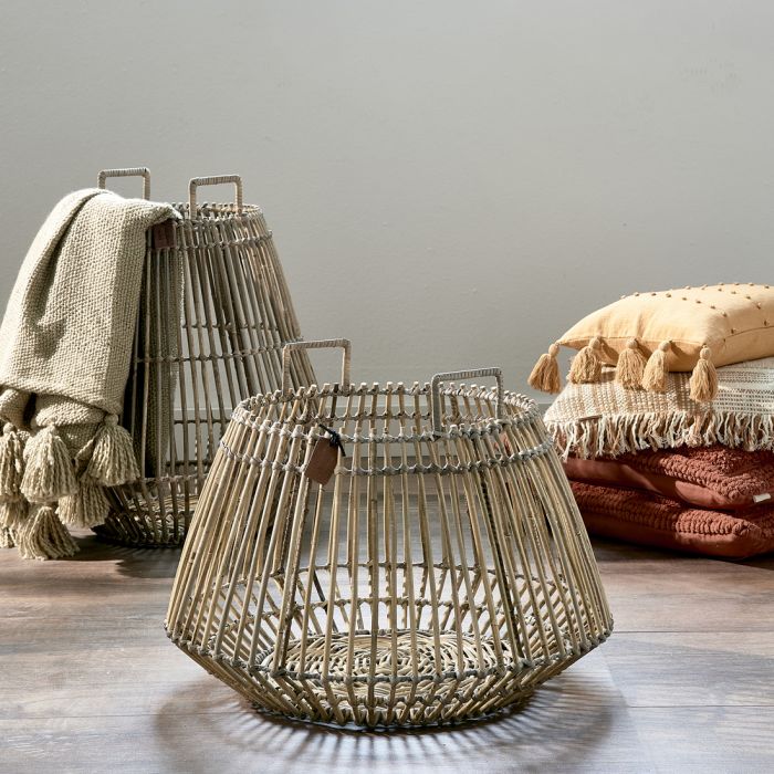 Riviera Maison Byron Bay Basket M – Bambuszmánia