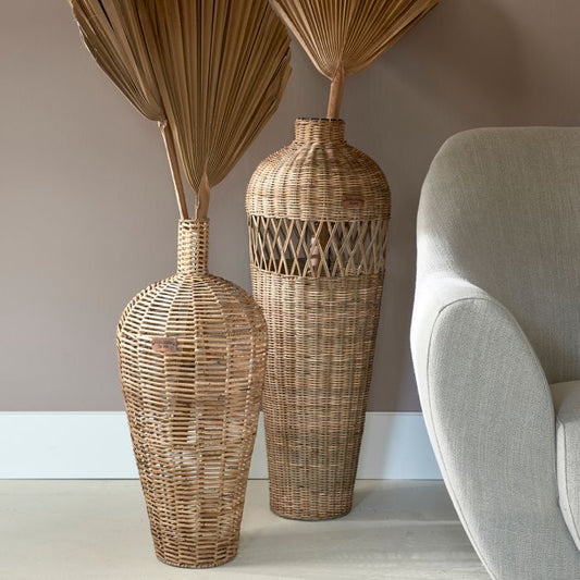 Riviera Maison Rattan Cross Weave Váza