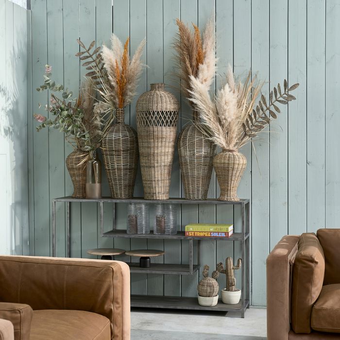 Riviera Maison Rattan Cross Weave Váza