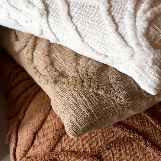 Riviera Maison Desert Wave pillow off-white