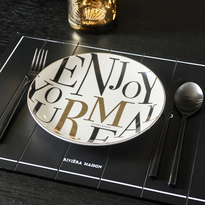 Riviera Maison Enjoy Your Meal plate