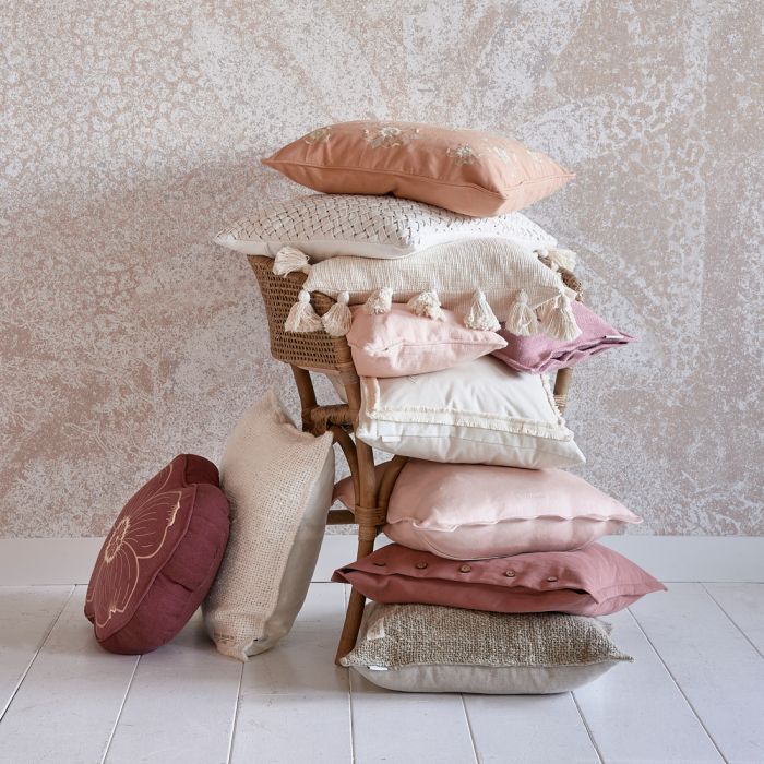Riviera Maison Fleur Scallop Pillow