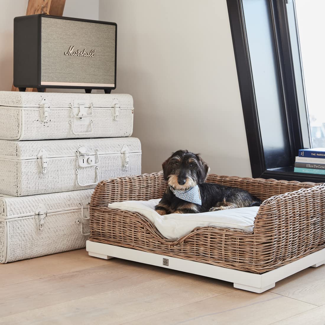 Riviera Maison Rattan Dog Basket L