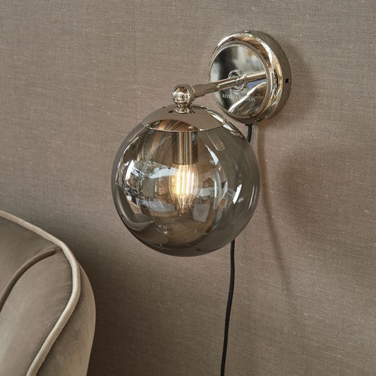 Riviera Maison Lille Wall Lamp grey smoke