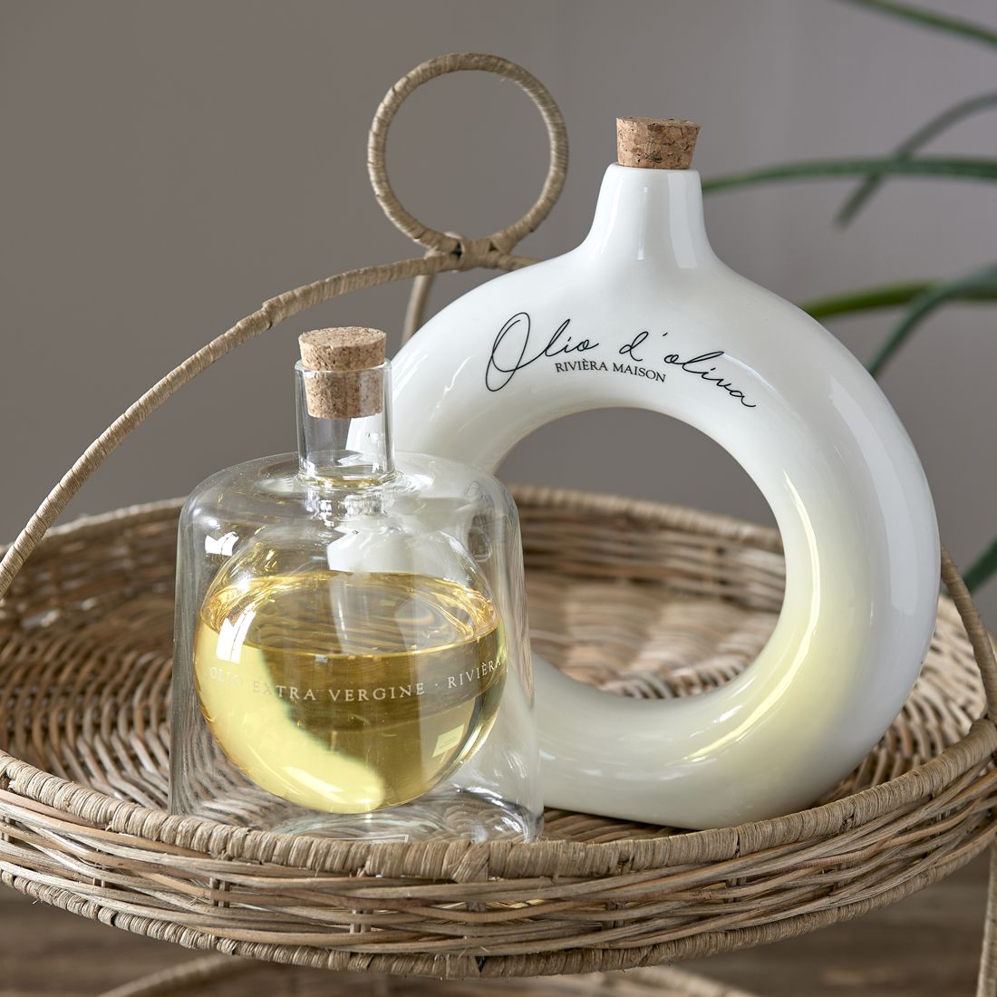 Riviera Maison Oil D'Oliva Oil Bottle