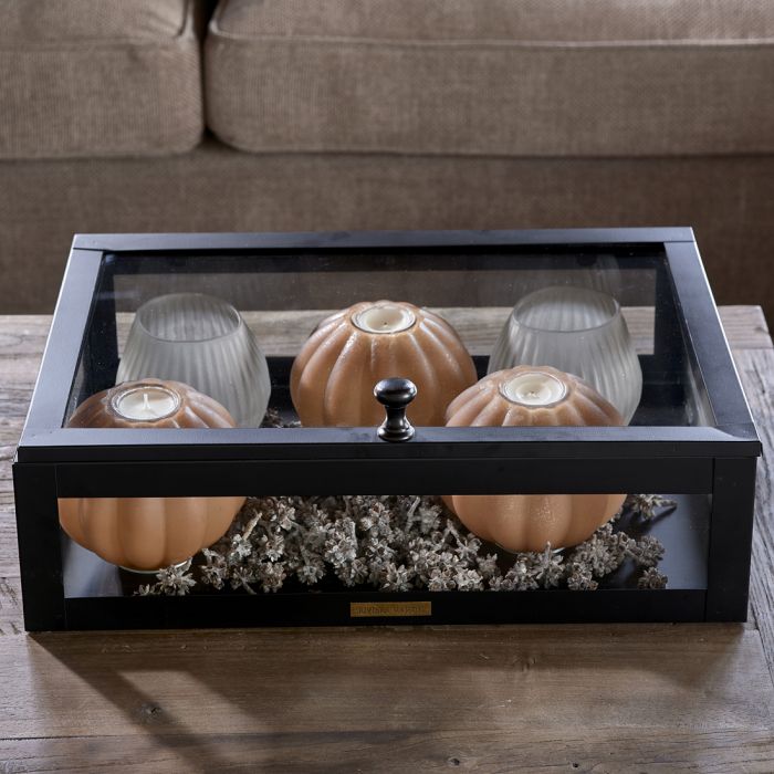 Riviera Maison palmas votive terracotta mécsestartó