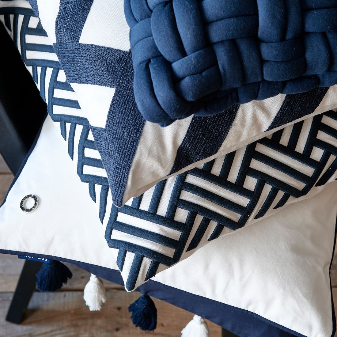 Riviera Maison Yacht Club Knot Pillow cover