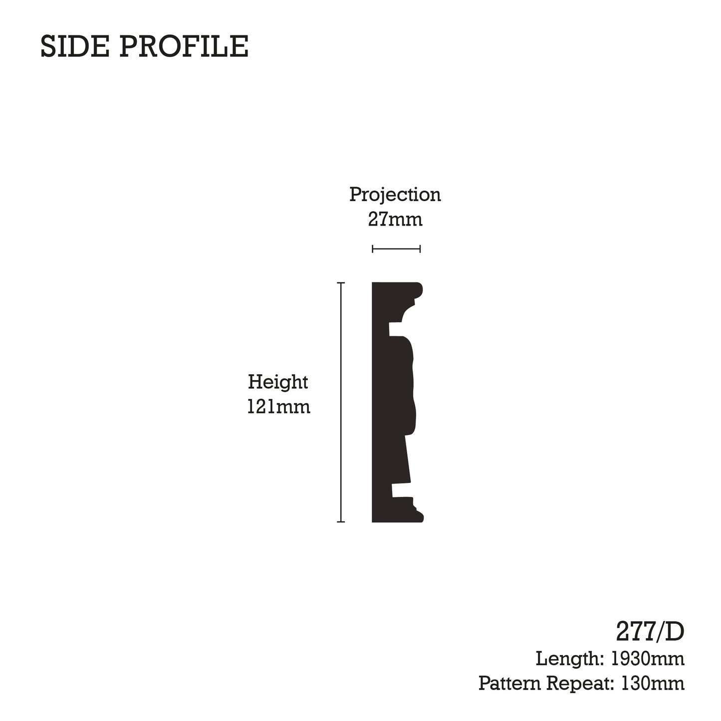277/D Acanthus Leaf Frieze Moulding