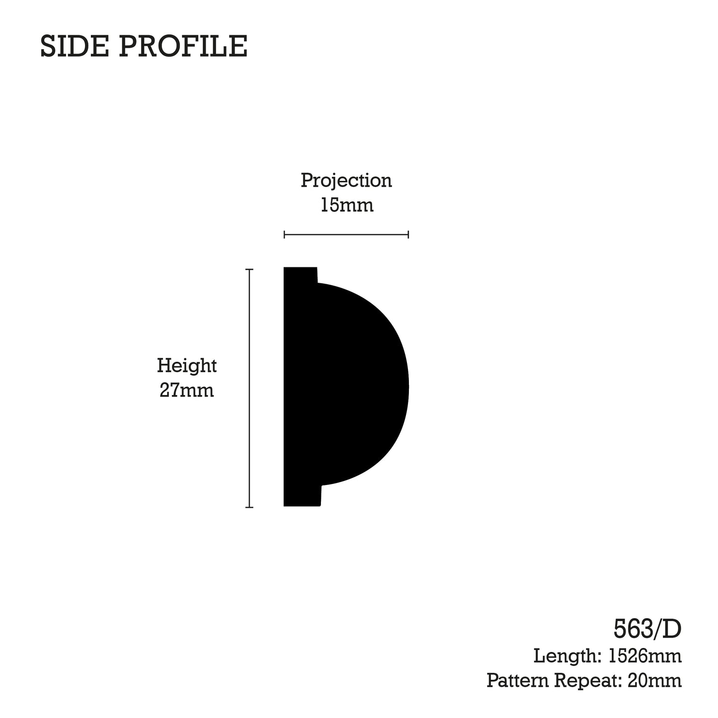 563/D Lozenge Panel Moulding
