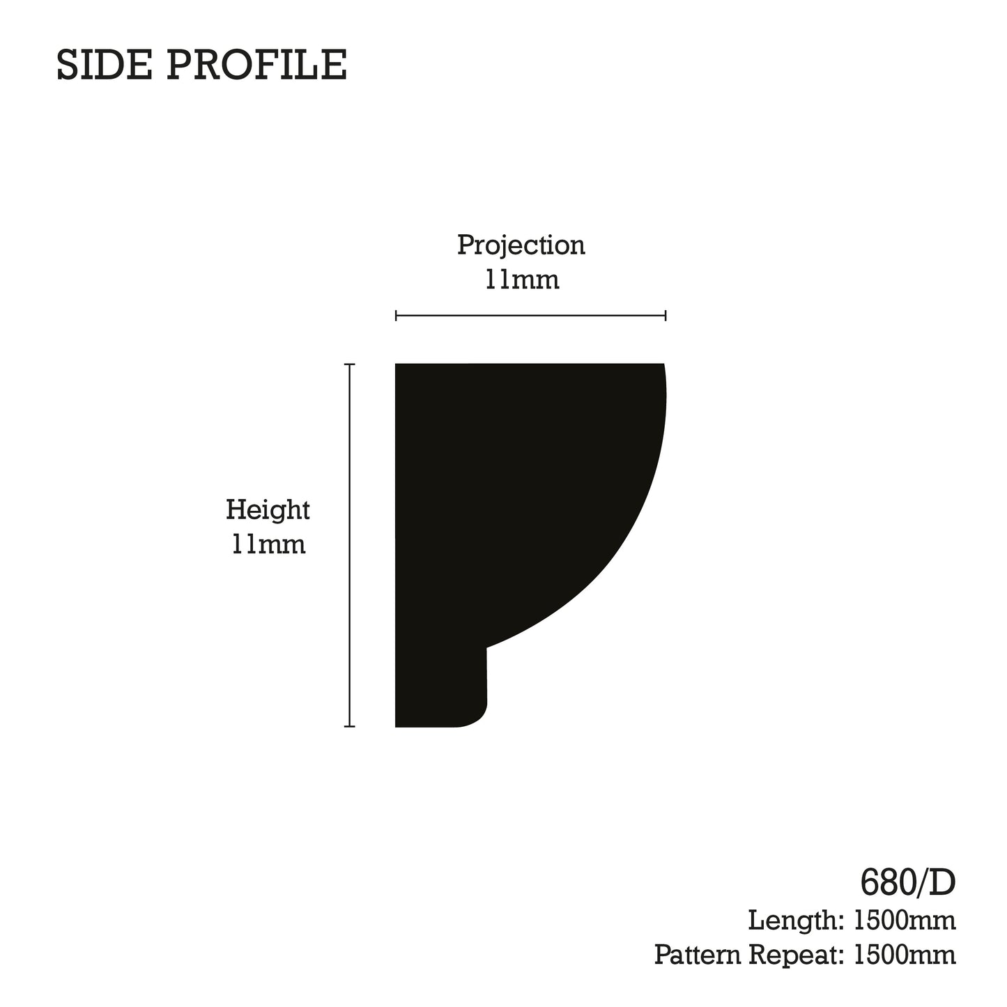 680/D Linear Trim Moulding