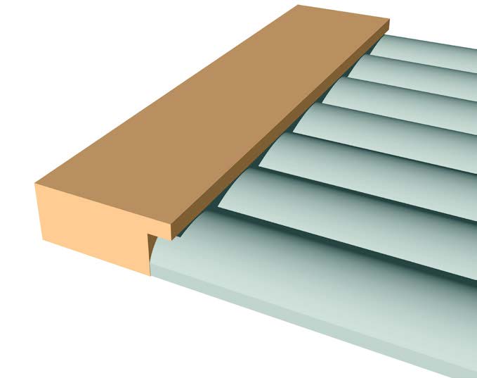 PE/LRG Large Edging Strip (For Reeded Panels)