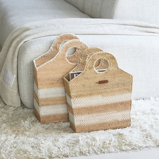 Riviera Maison Crystal Bay Magazine Holder nagy