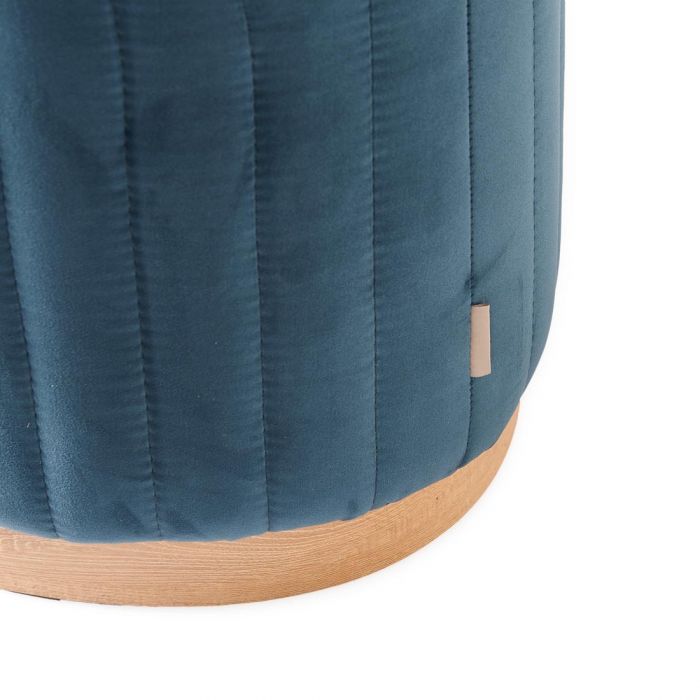 Riviéra Maison San Diego Velvet Pouf (óceánkék)