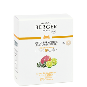 Maison Berger Car Diffuser Citrus Breeze utántöltő