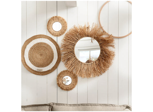 Riviera Maison South Cay Mini Raffia Mirror tükör
