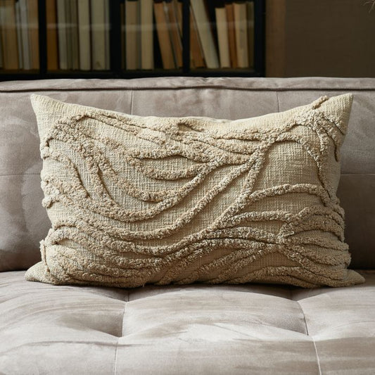 Riviera Maison Desert Wave pillow natural