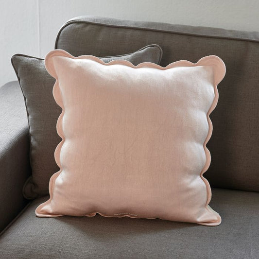 Riviera Maison Fleur Scallop Pillow