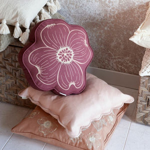 Riviera Maison Fleur Scallop Pillow