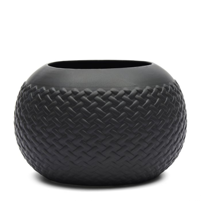 Riviera Maison Braided Planter black S