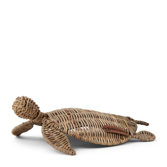 Riviera Maison Rustic rattan Happy Turtle teknős dísz