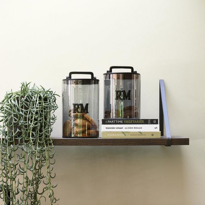 Riviera Maison Smoked Glass Storage Jar L