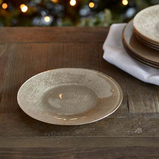 Riviera Maison Sparkling Gold Breakfast Plate